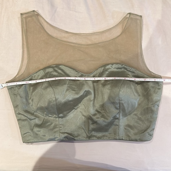 Anisha Shetty Grey Lehenga NWOT - Picture 4 of 10